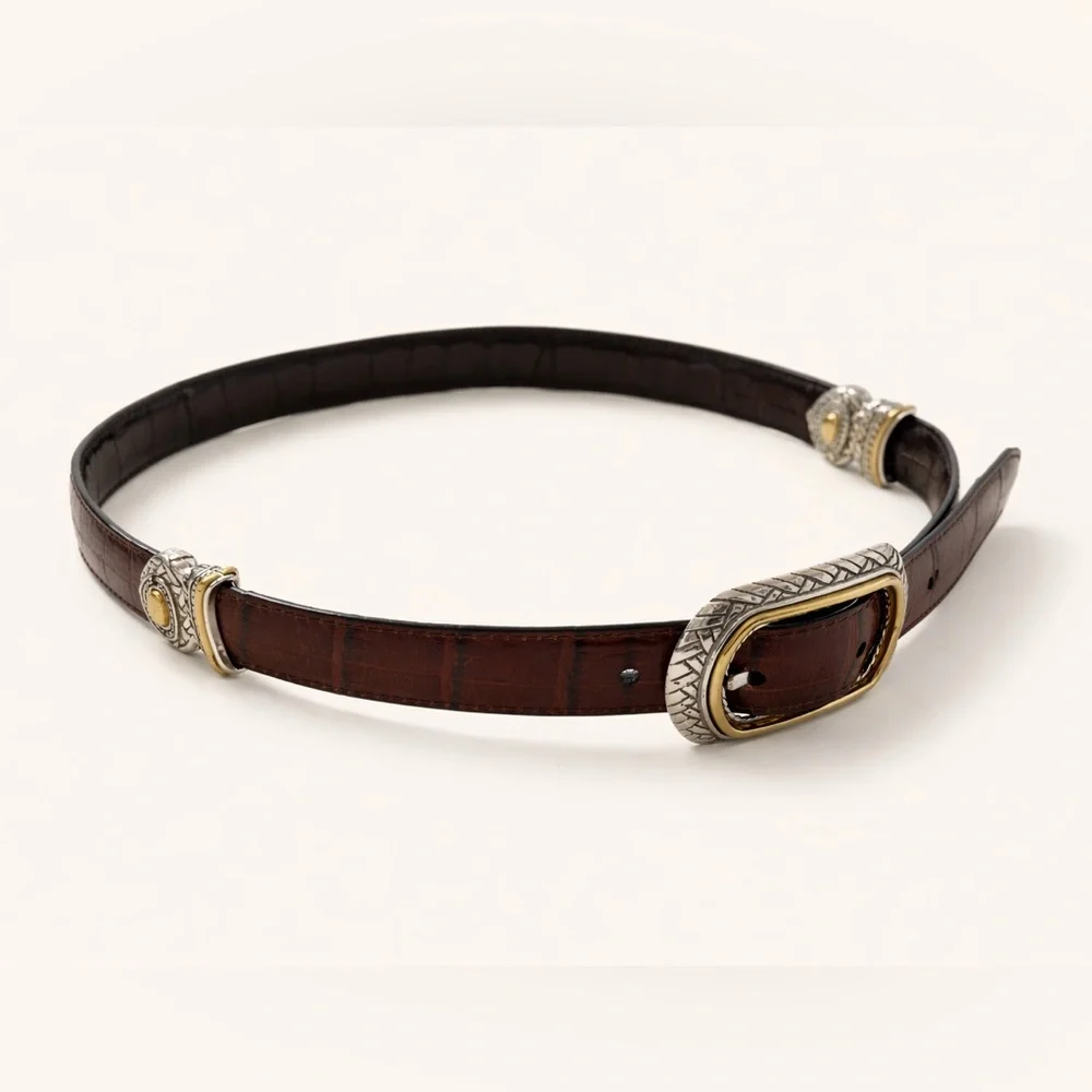 Leather Western Belt reversible 32”
